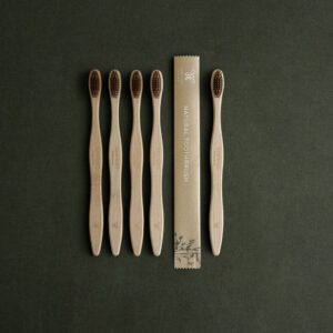 BioKissed Bamboo Toothbrush Set